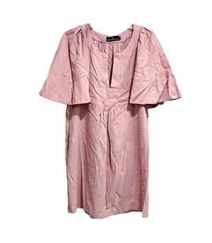 Tuckernuck Pomander Place Finley Flutter Sleeve Dress Size Medium Cotton Swing